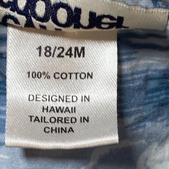 Reyn Spooner toddler Hawaiian shirt 18/24 months - Picture 6 of 8